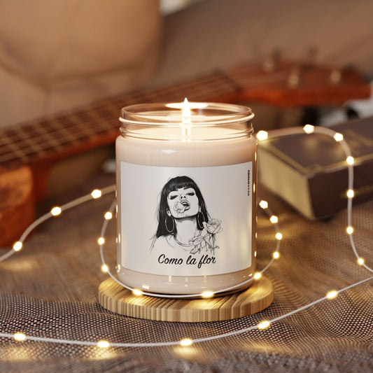 CholoNerd | Como La Flor Selena-inspired Scented Soy Candle, 9oz