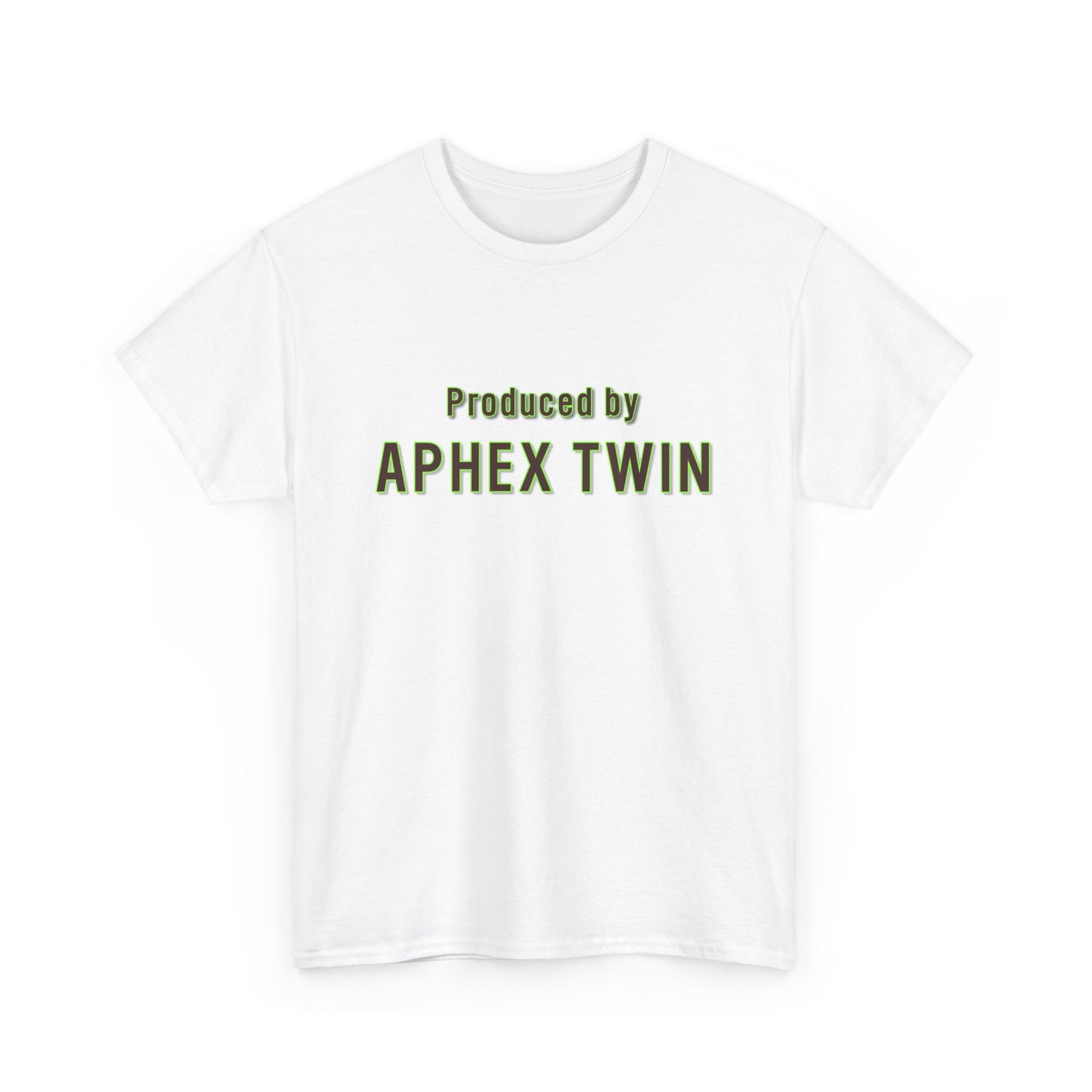 Produced by Aphex Twin T-Shirt - David Lynch Twin Peaks Font Design