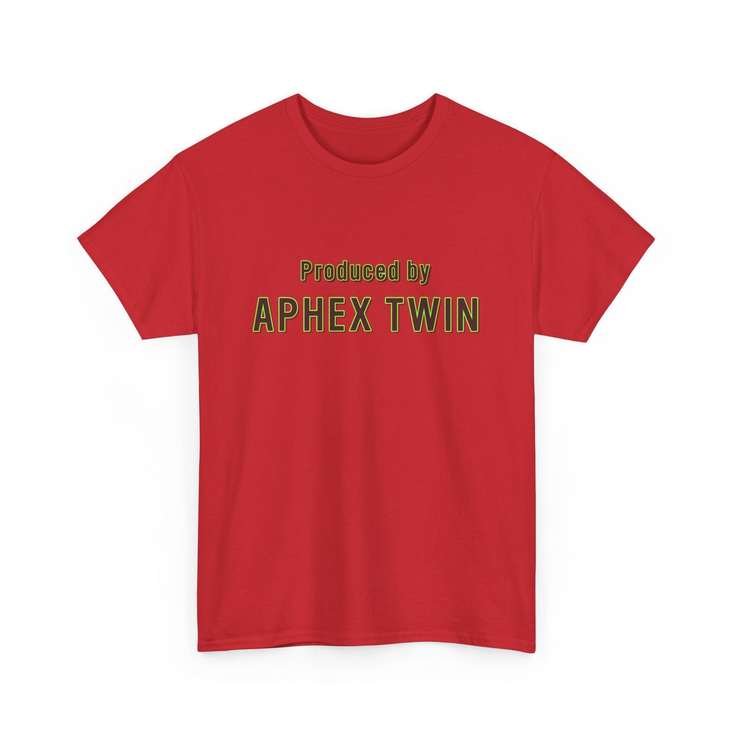 Produced by Aphex Twin T-Shirt - David Lynch Twin Peaks Font Design