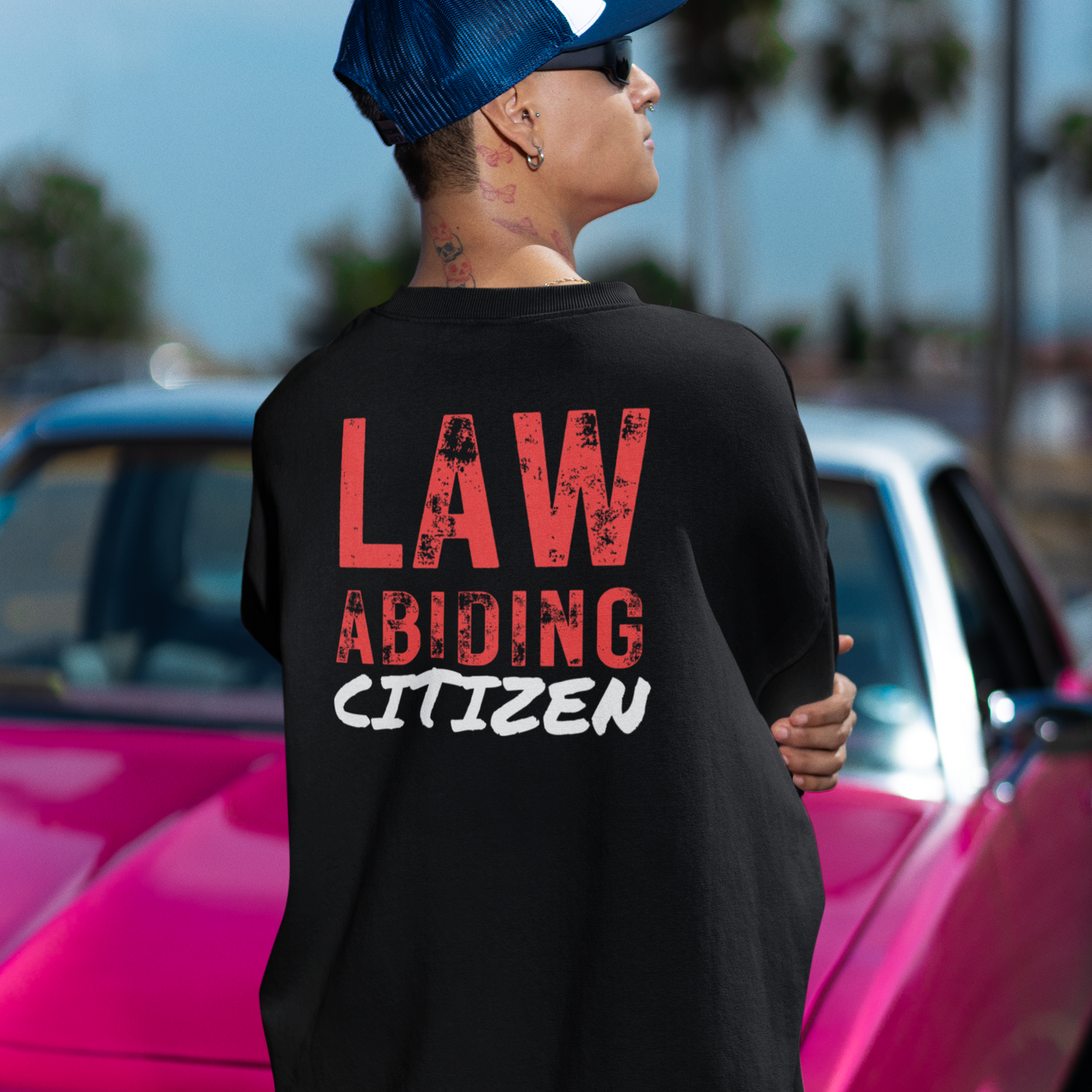 Law Abiding Citizen Crewneck Sweatshirt by CholoNerd