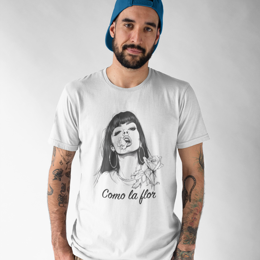 Como La Flor Soft Cotton T-shirt by CholoNerd