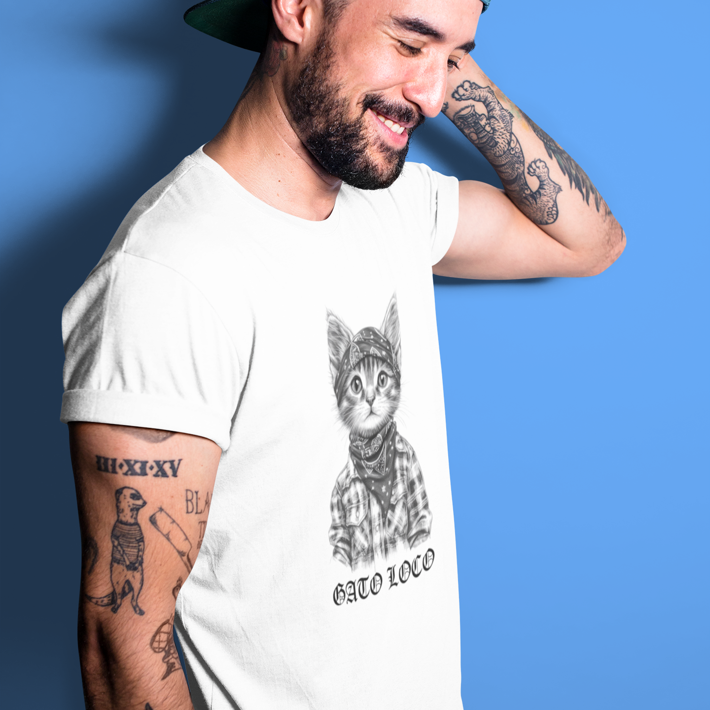 Gato Loco Soft Cotton T-shirt by CholoNerd