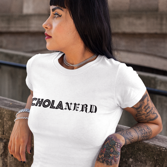 Flagship Chola Women's Midweight Cotton T-shirt by CholoNerd