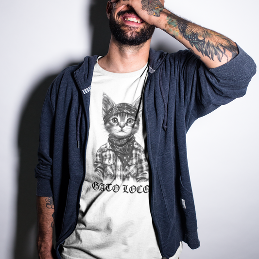 Gato Loco Soft Cotton T-shirt by CholoNerd